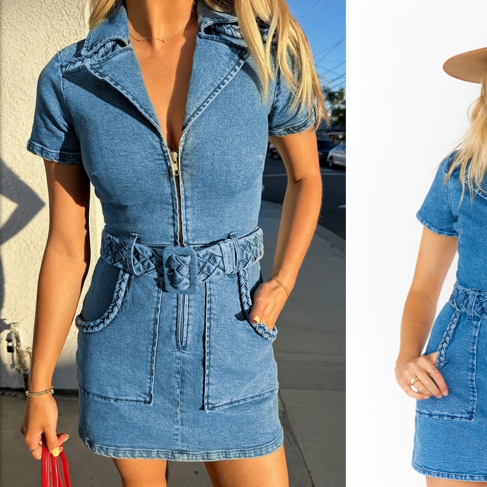 Show Me Your Mumu Outlaw Denim Mini Dress